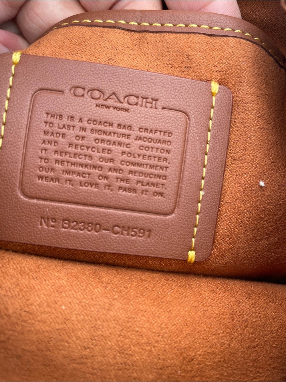 Coach Mini Riya Drawstring Backpack - Picture 10 of 16